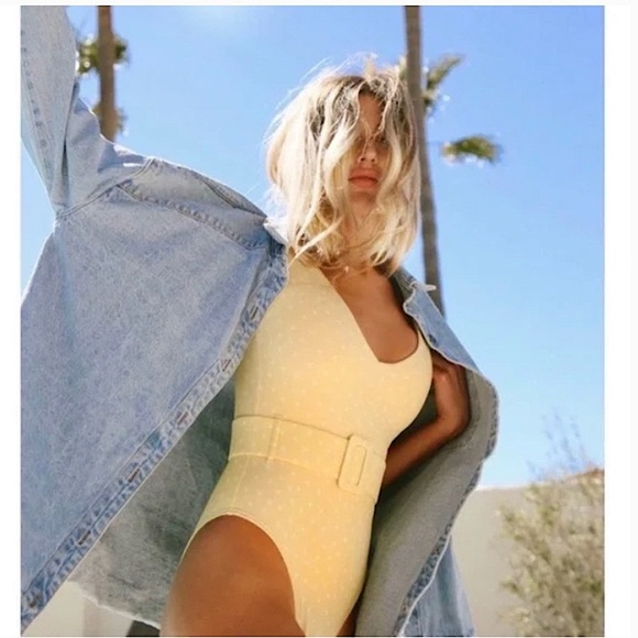 Billabong Other - Billabong x Salty Blonde Sundipped One Piece Belted Swimsuit